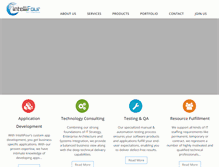 Tablet Screenshot of intellifour.com